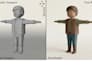 create 3d low poly game character npc model cartoon avatar and rig low poly mesh